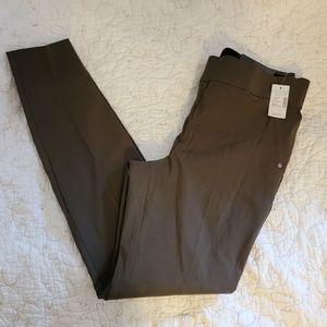 Maurices Bengaline Skinny Ankle Pant Olive Green Small New